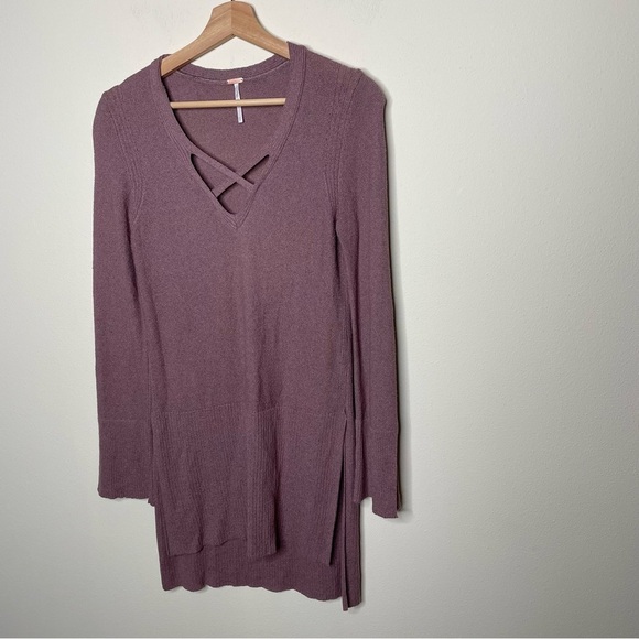 Free People Criss Cross Sweater small - Picture 2 of 6
